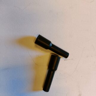 1x HT Silicone PVC insulators for spark plug 7mm 8mm Straight Black